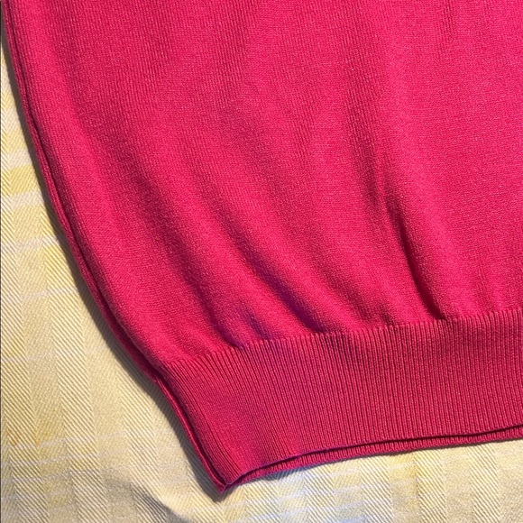 Nanette Lepore Women’s Pink Puff-Sleeve Sweater with Pearl accents - Picture 5 of 7